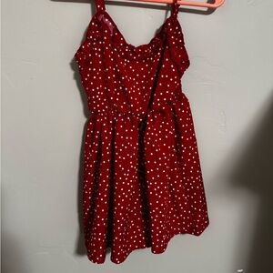 Red Polka Dot Kids Dress